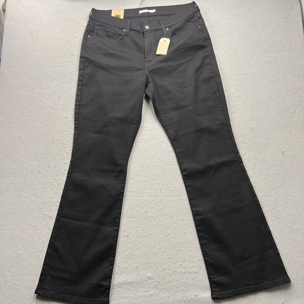 Levi’s Classic Bootcut Jeans 33x32 Black‎ Denim NWT Women Western Rodeo